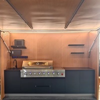 Cuisine d'extérieur avec pergola BBQ Armoire de cuisine extérieure avec volet roulant Barbecue d'extérieur Armoire de cuisine personnalisée
