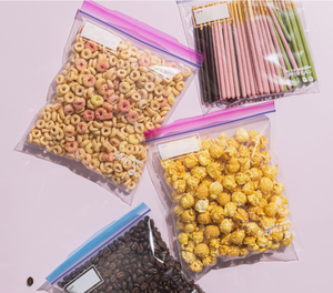 Sacs de conservation alimentaire à fermeture coulissante avec technologie Power Shield pour une durabilité accrue - Product Image 1