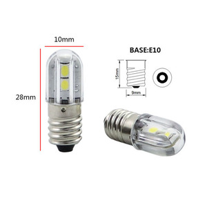 Điện áp đặc biệt 50V <span class=keywords><strong>60V</strong></span> 120V 240V <span class=keywords><strong>E10</strong></span> dẫn chỉ Số bóng đèn ánh sáng 2700K 5000K 6000K <span class=keywords><strong>E10</strong></span> Mini Đèn - Product Image 6