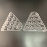 Vente chaude 10 Pcs Chocolat Conteneur Boîte Transparente Blister En Plastique Chocolat Emballage Boîtes Plateau
