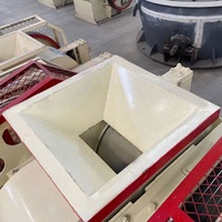 Prix bon marché des déchets de construction charbon à double rouleau concasseur capacité du fabricant 50-100Tph verre sel laitier broyeur à double rouleau