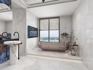 Carreaux de sol et de mur en porcelaine de luxe, solides, antidérapants, 600*1200*10 - Product Image 6