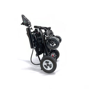 Kursi roda listrik aluminium ringan dengan Power Motor Silla De Ruedas untuk perlengkapan terapi rehabilitasi - Product Image 6