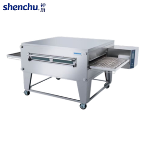 Horno de <span class=keywords><strong>Pizza</strong></span> Comercial Eléctrico de Acero Inoxidable con Cinta Transportadora - Product Image 1