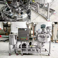 50L 100L Petite Mayonnaise Faisant La Machine Vide En Acier Inoxydable Émulsifiant Réservoir De Mélange