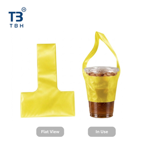 Bolsa de Plástico Tipo T para Bebidas, con Asa Amarilla, para Llevar una Sola Taza, Directo de Fábrica en Malasia - Product Image 2