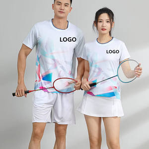<span class=keywords><strong>Traje</strong></span> de <span class=keywords><strong>tenis</strong></span> de mesa de Bádminton de secado rápido para <span class=keywords><strong>hombre</strong></span> y mujer, ropa deportiva transpirable <span class=keywords><strong>con</strong></span> logotipo de equipo, camisetas para correr <span class=keywords><strong>con</strong></span> estampado Digital blanco - Product Image 1