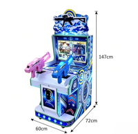 Machine de jeu d'arcade à jetons à prix d'usine, simulateur de tir vidéo, machine d'amusement FEC pour enfants