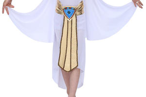 Traje de Cosplay de Halloween, vestido de <span class=keywords><strong>princesa</strong></span>, disfraces de Faraón Egipcio para niñas, ropa de actuación en escenario, pantalones, Top para niños - Product Image 4
