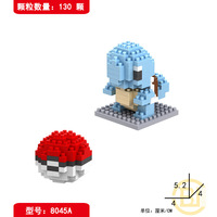 Collection de figurines miniatures HY Cartoon Japan Anime à assembler, en forme de diamant, Eevee, Charmander, briques