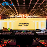 Outdoor Curved Modular Led Screen IP65 Die-Cast Aluminum Cabinet Events Led Cube Display