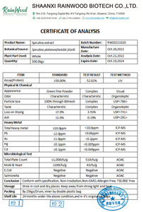 Espirulina Platensis en Polvo de Alta Calidad, Grado Alimenticio, 100% Polvo de Espirulina Verde - Product Image 2