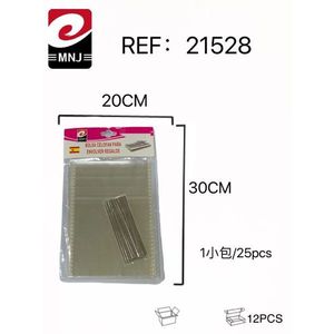 Mnj Transparent Cellophane Gift Bag 20x30cm With Binding Wire 25pcs Per Pack For Gift Wrapping - Product Image 3