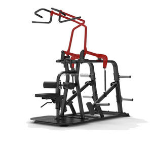 Equipo de Gimnasio para Entrenamiento de Fuerza, Máquina de Hiperextensión Inversa con Carga de Placas - Product Image 4