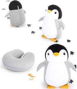 U-förmiges Kissen, 2-in-1, verformbares Nackenkissen, weich und elastisch, geeignet für Zuhause und auf Reisen, Kinderspielzeug - Product Image 1