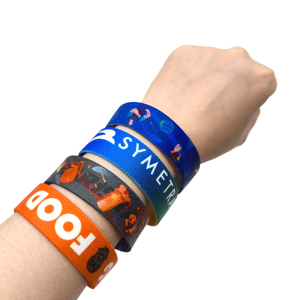 Pulsera NFC de Poliéster Elástica con Diseño de Sublimación Personalizado - Product Image 1