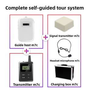 Interprète sans fil M7C, appareil d'auto-guidage à induction vocale automatique pour guides touristiques, musées et sites touristiques - Product Image 2