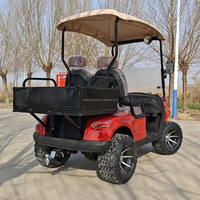 Voiture de tourisme électrique 3-4 places, dernier design d'usine chinoise, 48V 72V 96V, navette de station balnéaire, buggy de golf