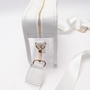 Sac à bandoulière en PVC transparent approuvé par le stade sac à bandoulière sangle réglable sacs à main transparents concert Pvc clair sacs de messager pour femmes - Product Image 4