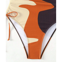 Dames High Cut Solid 1-delige strandjurk bikiniset Eco-vriendelijk Anti-UV Ademend Plus Size OEM Service Front Logo