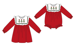Preorden bebé niños Navidad verde rojo Santa manga larga Sprinkles Boutique venta al por mayor niños camisetas Tops - Product Image 6