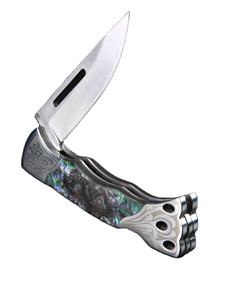 शिकार जेब चाकू थोक तह ब्लेड चाकू 420 स्टेनलेस स्टील ब्लेड राल संभाल - Product Image 1