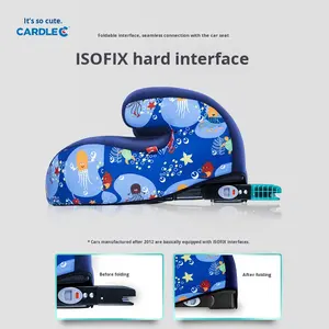 Siège auto <span class=keywords><strong>rehausseur</strong></span> pour enfant <span class=keywords><strong>3</strong></span>-12 ans, portable, interface <span class=keywords><strong>Isofix</strong></span> rigide, plastique, capacité de charge 15-36 kg - Product Image 4