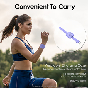 2 Trong 1 Không Dây Ngủ Earbuds Thể Thao <span class=keywords><strong>Bluetooth</strong></span> Chất Lượng Cao Tiktok Điều Khiển Từ Xa Scroll Trang Turner Cho Điện Thoại Di Động - Product Image 5