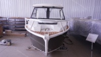 Yacht de pêche en alliage d'aluminium de 20 pieds avec moteur et système de commande en option