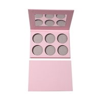 Palette de fards à paupières mates et chatoyants de haute qualité pour le maquillage des yeux de beauté de haute qualité 6 couleurs
