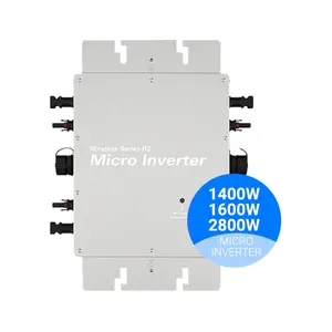 EUA ETL Micro Inversor Grid Tie 700W 1400W 1600w 2800w Micro Inversor Grid Tie para o sistema solar na grade