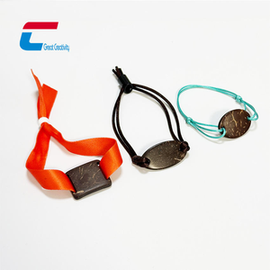 สายรัดข้อมือ RFID พรีเมียมแบบทอ พร้อมเปลือกมะพร้าว  เป็นมิตรต่อสิ่งแวดล้อม สำหรับการควบคุมการเข้าออกในงานหรูหราและเทศกาลต่างๆ - Product Image 4