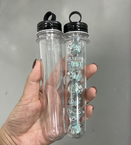 หลอดใส PET สำหรับใส่ลูกเต๋า |   กล่องใส่<span class=keywords><strong>ลูกเต๋า</strong></span>พลาสติกใสทรง<span class=keywords><strong>กระบอก</strong></span>สำหรับบรรจุภัณฑ์เกมกระดาน - Product Image 5