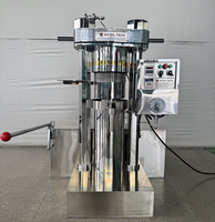 Presse hydraulique entièrement automatique HY-YY10 HY OilTech pour l'extraction à froid et à chaud du sésame, de l'olive, de l'amande et de la noix de coco