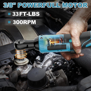 Battery <b>Powered</b> 12V Ratchet Wrench Impact 45Nm Torque DIY Grade for Car Local US Warehouse CW-12A-1 Cordless Ratchet Wrench CW-1 - Product Image 3