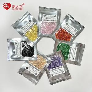 1000pcs/packs 0.8-3.0mm Multi Colores Loose Cz Stones Small Size Round Cut Cubic Zirconia Stones