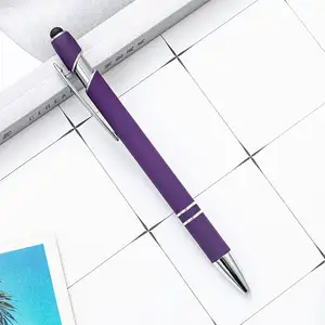 Bester günstiger Click-Stift Werbeartikel Metall-Touchscreen-Kugelschreiber mit individuellem Logo-Stift