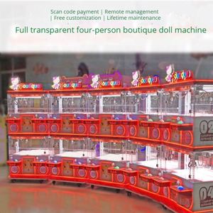 Four Person <b>Grabbing</b> <b>Machine</b> Gift Accessories Scanning Automatic Doll Four Person <b>Machine</b> Electric Toys - Product Image 5
