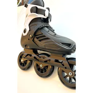 Disesuaikan OEM Disesuaikan Ukuran 36-43 Kecepatan Gaya Bebas Kebugaran Slalom 3 & 4 Roda Junior Orang Dewasa Keras Boot Roller Inline Skates