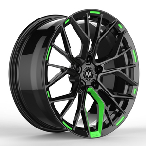 ล้อแม็กซ์อัลลอยด์ Viaol ขนาด 17 18 19 20 21 22 นิ้ว สีดำเงา ลายหลายก้าน สำหรับรถยนต์ PCD 5x112 5x114.3 เหมาะสำหรับ Audi VW Golf BYD <span class=keywords><strong>zeek</strong></span> - Product Image 1