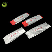 Sachets de thé transparents personnalisés pochette debout emballage de thé sac en papier d'aluminium à gousset latéral