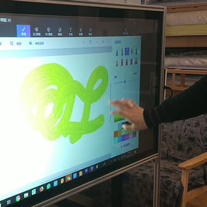 32 40 50 85 pollici Ultra sottile trasparente PCAP interattivo capacitivo Nano touch screen pannello pellicola di alluminio per la superficie del vetro - Product Image 4