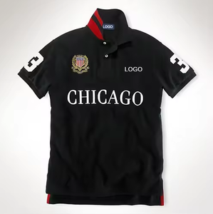 En Kaliteli %100 Pamuk Özel İşlemeli Logo Erkek Kısa Kollu New York Tişörtleri Günlük Marka CityTops Erkek Gömlekleri - Product Image 5