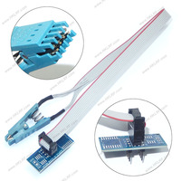 Clip de Prueba SOIC8 SOP8-DIP8 con Cable Adaptador para Programador RT809H T48 T76 TNM7000, Lectura de Chips BIOS