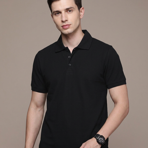 Camiseta para Hombre, 100% Algodón, Tejido Transpirable, Ecológica, con Logotipo Personalizado, Manga Corta, Corte Regular, Venta al Por Mayor - Product Image 1