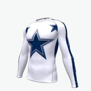 Venta al por mayor de ropa de protección solar camisa de compresión Rashguard Sublimado de manga larga Surf Rash Guard para los hombres - Product Image 2