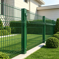 Valla Decorativa de Malla Metálica Curva 3D, Barrera Metálica Duradera, Ecológica, Resistente a la Corrosión, para Jardín, Césped, Área Escénica, Botánica