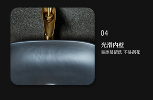 <span class=keywords><strong>Besin</strong></span> — plateau de lavage du visage, rectangulaire, en céramique noir glacé, pour salle de bains, couleur chinoise - Product Image 6
