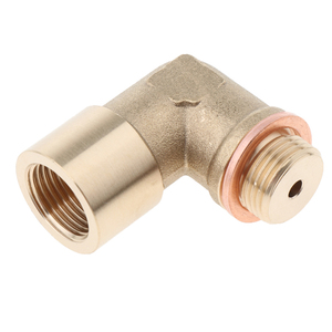 Factory Wholesale Sales New 90 Degrees Brass <strong>O2</strong> Oxygen <strong>Sensor</strong> Adapter Connector Extendable and Retractable Joint Oxygen <strong>Sensor</strong> - Product Image 1