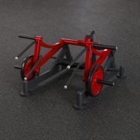 Machine à Squat Multifonctionnelle Commerciale pour Salle de Sport, Station de Presse à Jambes en Acier Robuste avec Barres de Poignée